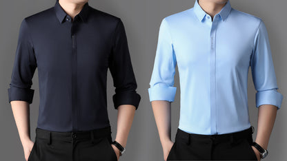 Pack Of 2 Magbalo® - Solid Premium Men's Shirt