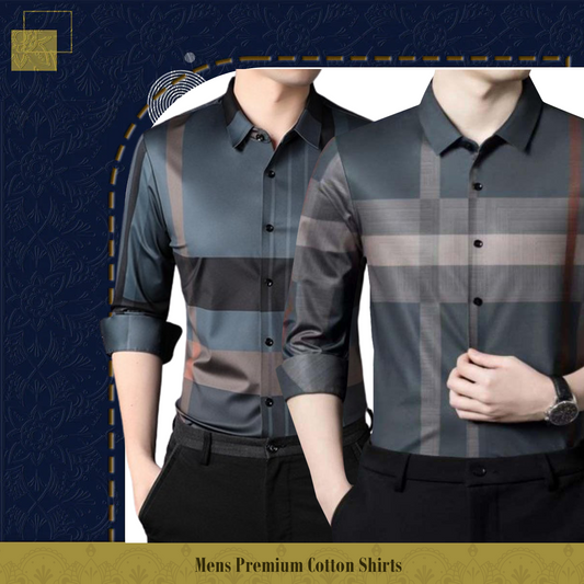 Men's Premium Cotton Shirts (BBB + BRG)