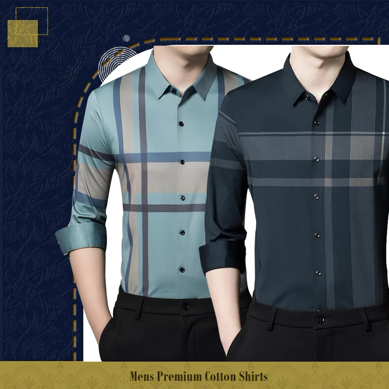 Men's Premium Cotton Shirts (GC 2+DGC)