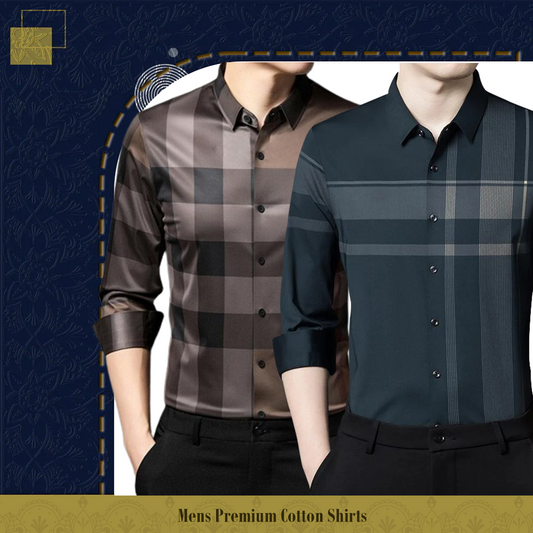 Men's Premium Cotton Shirts (BB Check + DGC)