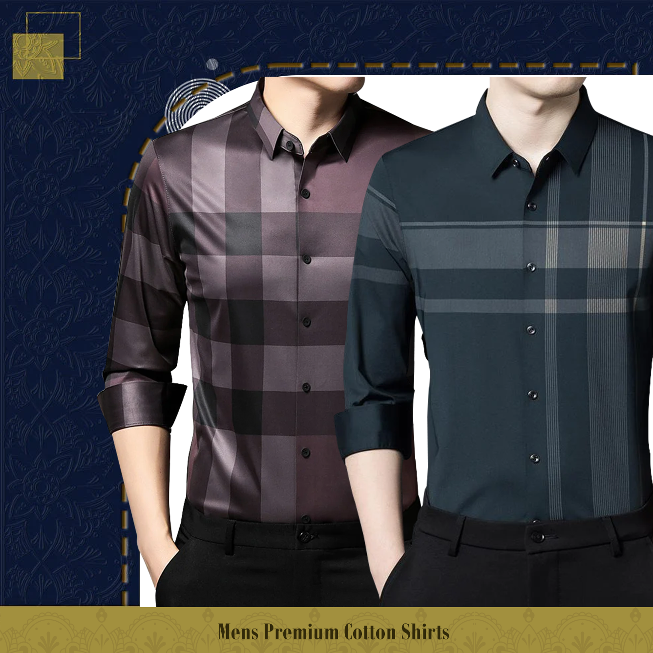 Men's Premium Cotton Shirts (BB 2+ DGC)