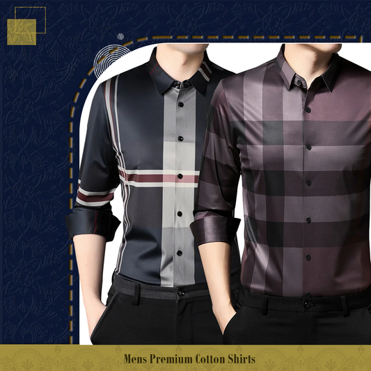 Men's Premium Cotton Shirts (BRC+BB 2)