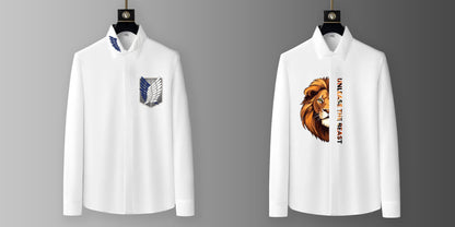 Luxury Design printed Cotton Shirts