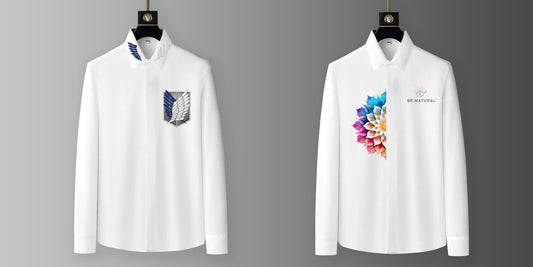 Luxury Design printed Cotton Shirts