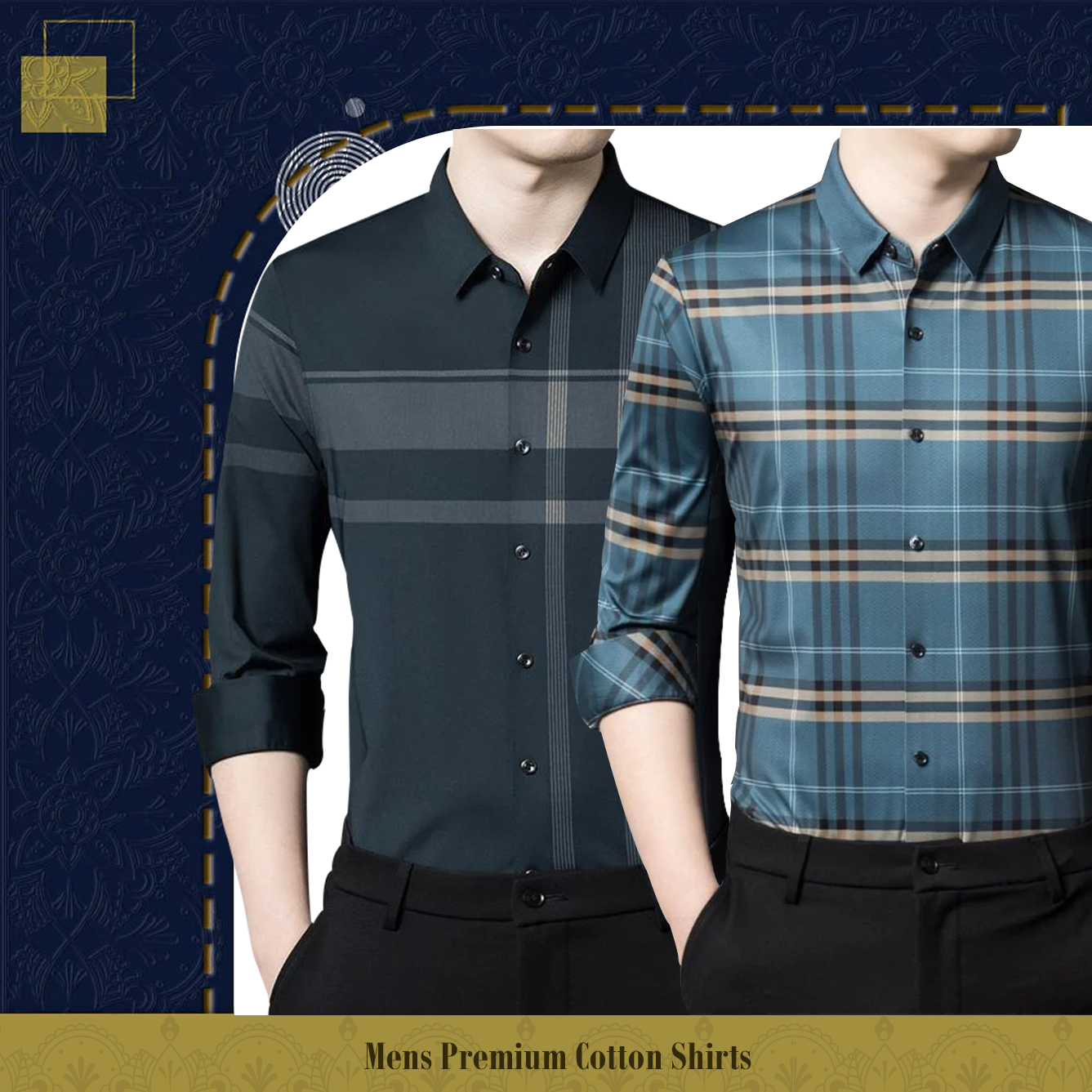 Men's Premium Cotton Shirts (DGC+BLUEBOX)