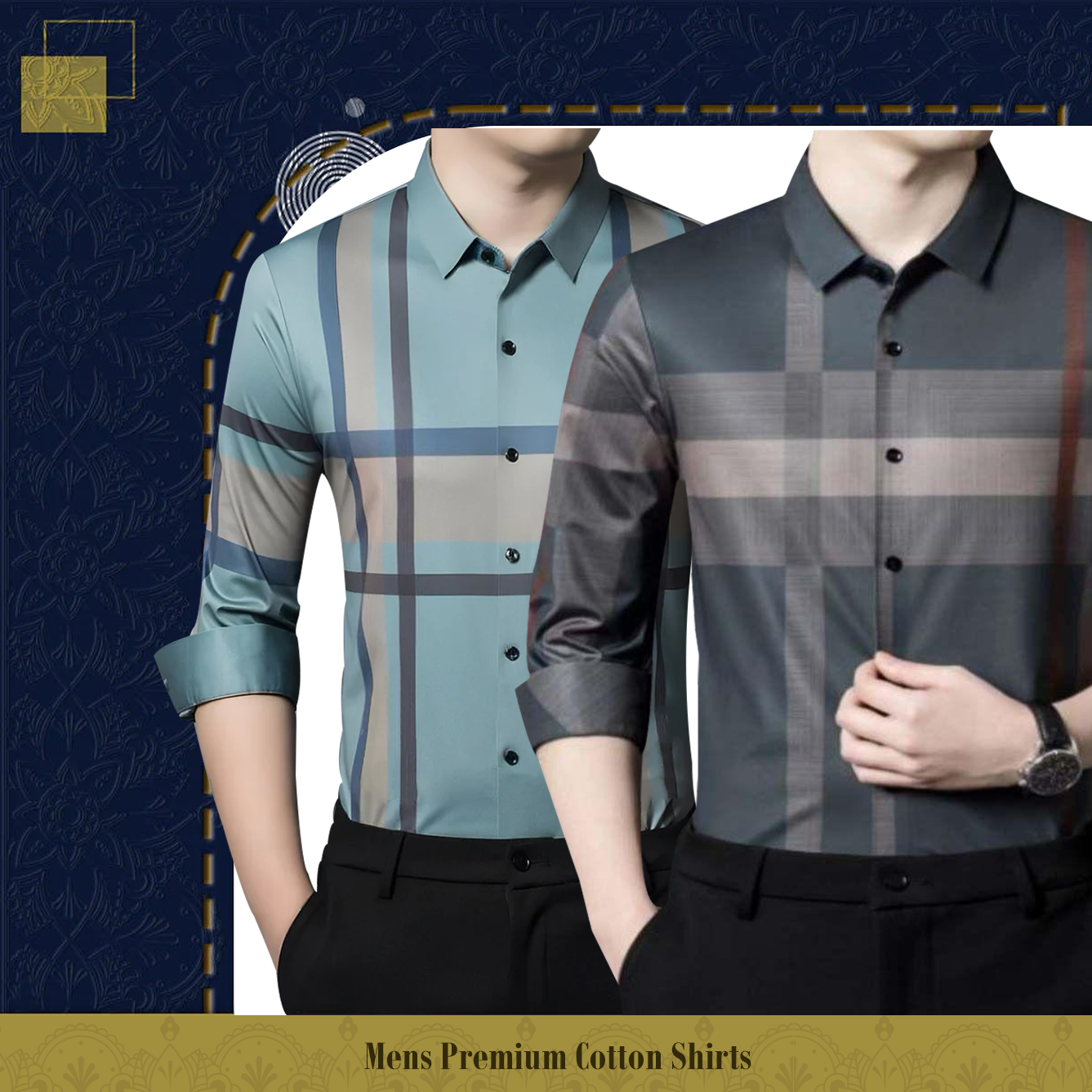 Men's Premium Cotton Shirts (GC 2+BRG)