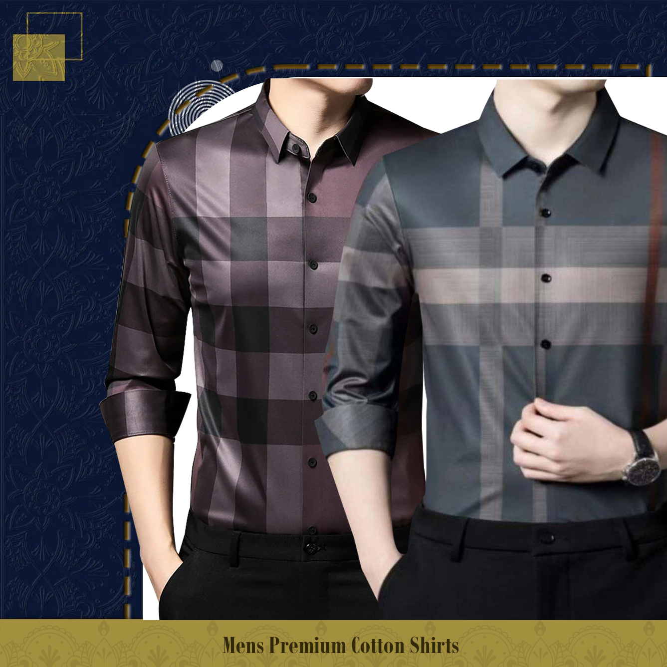 Men's Premium Cotton Shirts (BB 2+ BRG)