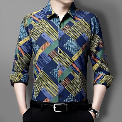 Men's Luxury Cotton Shirt (ZIGZAG)