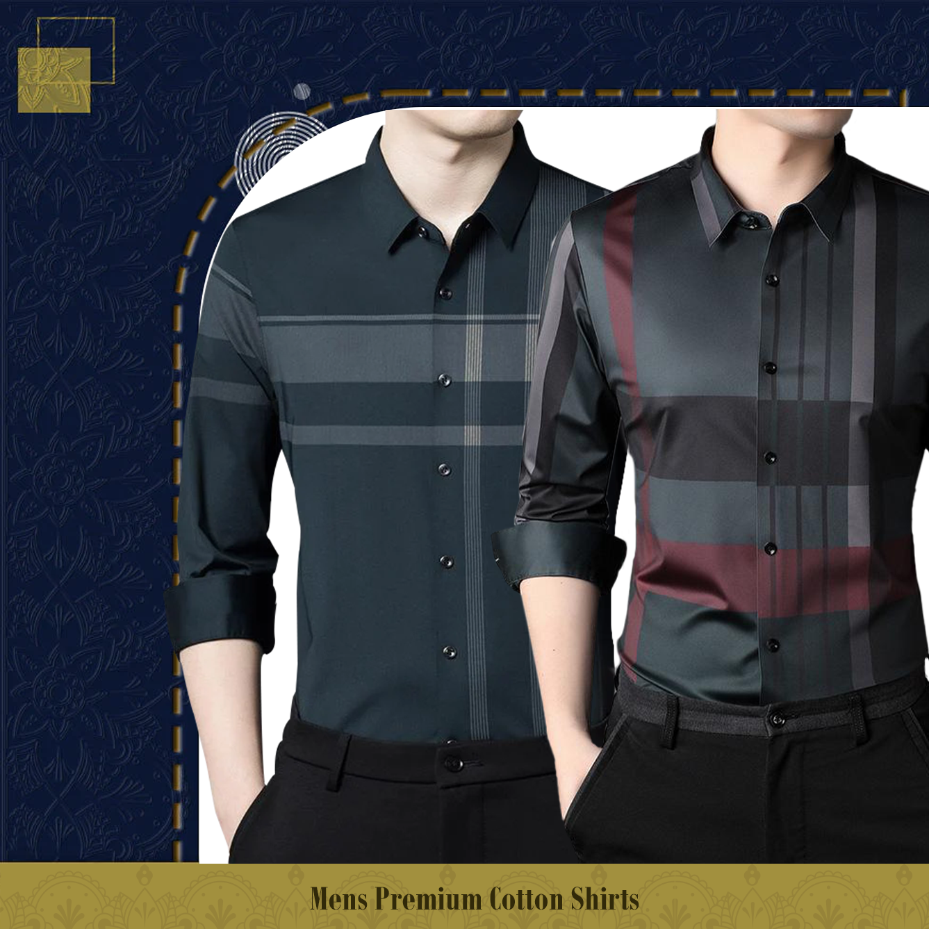 Men's Premium Cotton Shirts (DGC+RBL)