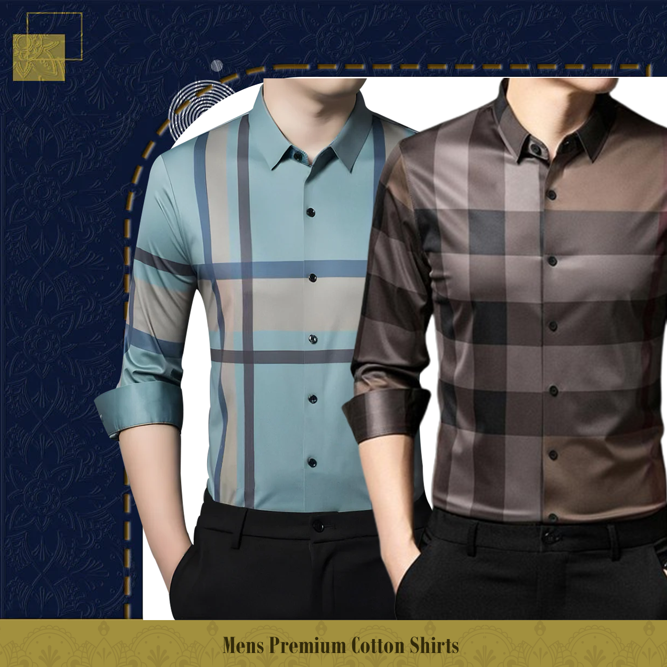 Men's Premium Cotton Shirts (GC 2+BB CHECK)