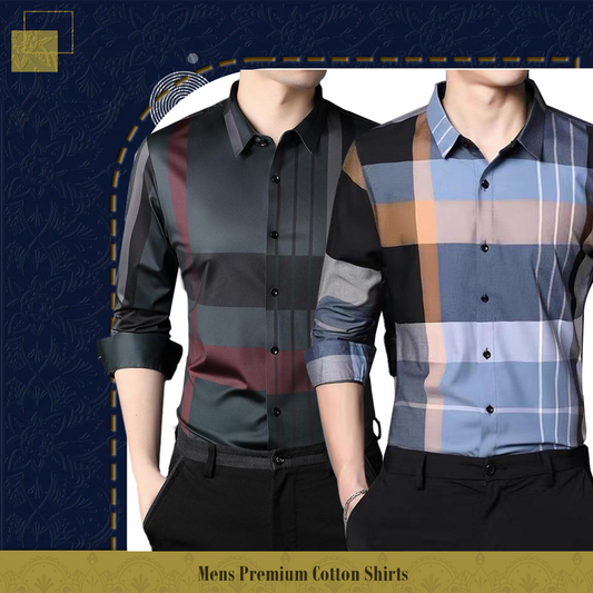 Men's Premium Cotton Shirts (RBL+SOB)