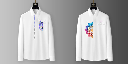 Luxury Design printed Cotton Shirts