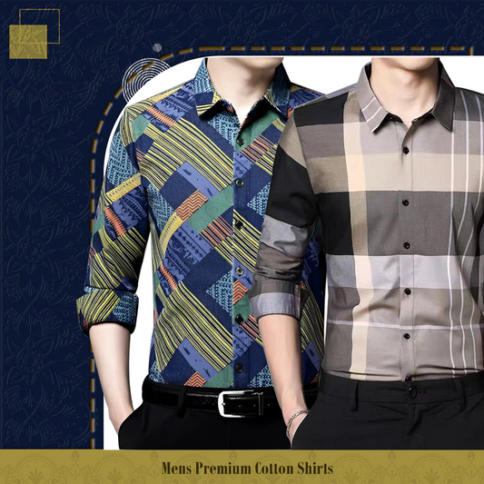 Men's Premium Cotton Shirts (ZIGZAG+CGL)