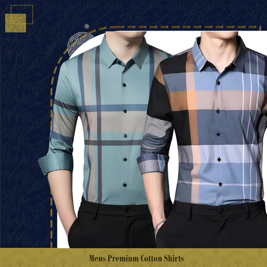 Men's Premium Cotton Shirts (GC 2+SOB)