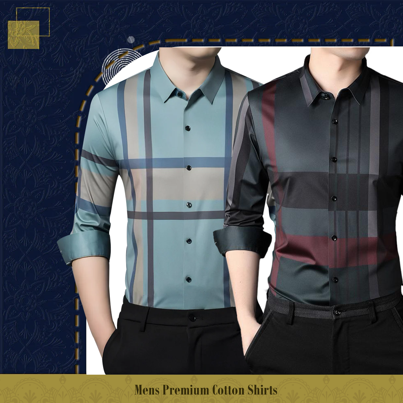 Men's Premium Cotton Shirts (GC 2+RBL)