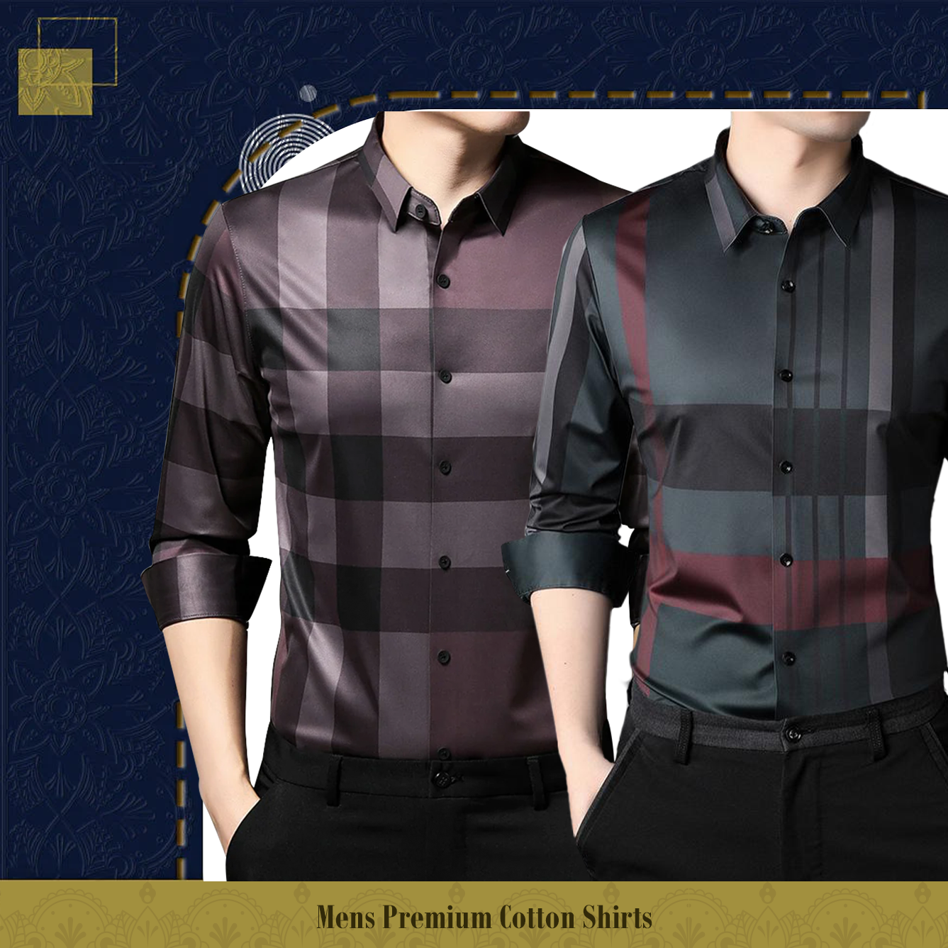 Men's Premium Cotton Shirts (BB 2+ RBL)