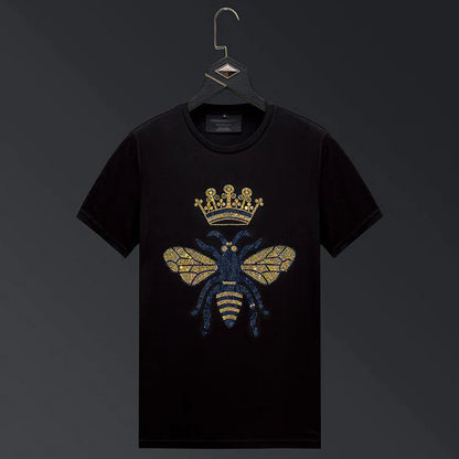 Pack Of 2 Luxury Cotton T-shirts (BUTTERFLY+HORSE)