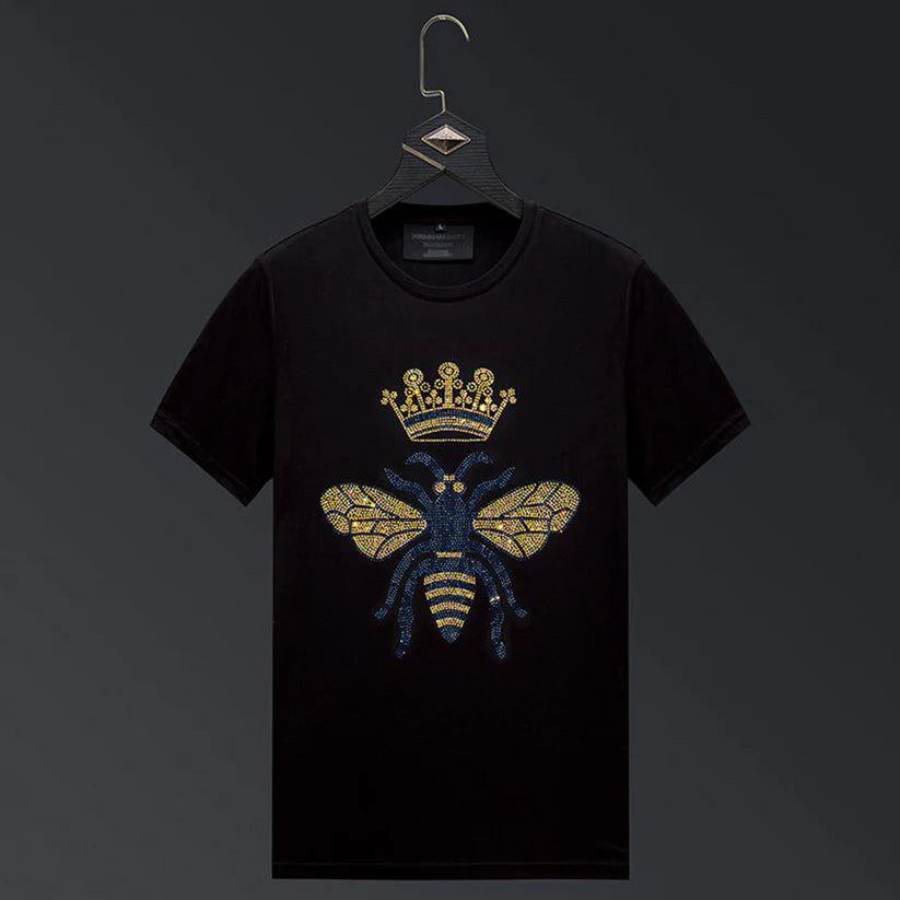 Pack Of 2 Luxury Cotton T-shirts (BUTTERFLY+TIGER1)