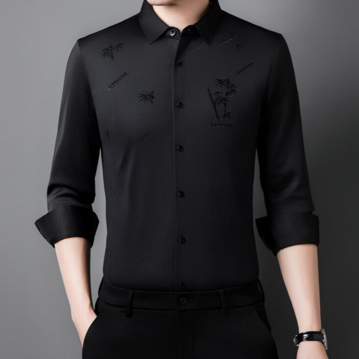 Men's Premium Cotton Velvet Printed Shirts