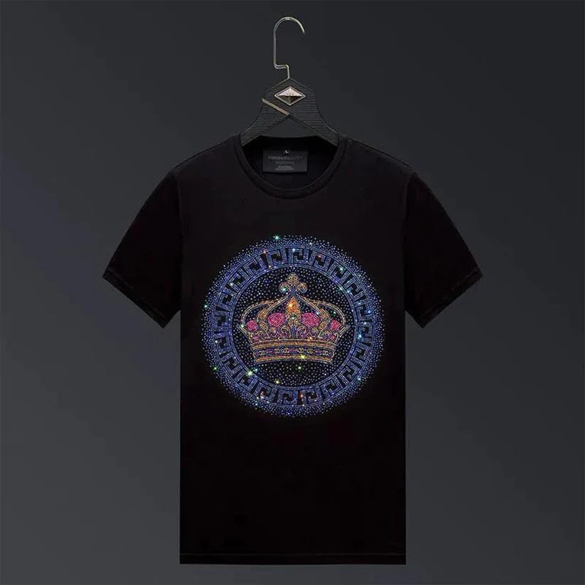 Pack Of 2 Luxury Cotton T-shirts ( QUEEN+CROWN)