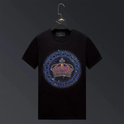 Pack Of 2 Luxury Cotton T-shirts ( QUEEN+CROWN)