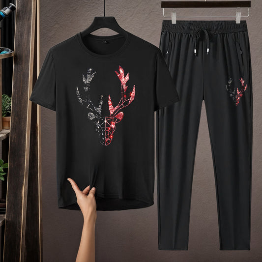 Luxury Men Co-Ord Set (DEER)