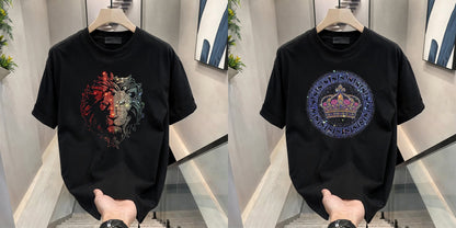 Luxury Cotton T-shirts (RH-LION+CROWN)