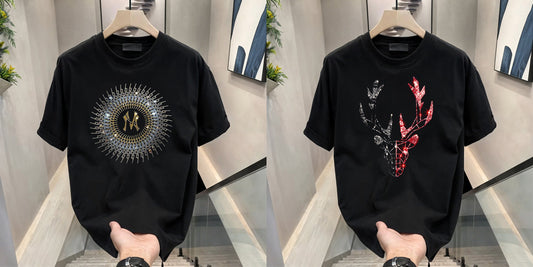 Luxury Cotton T-shirts (NCIRCLE+DEER)