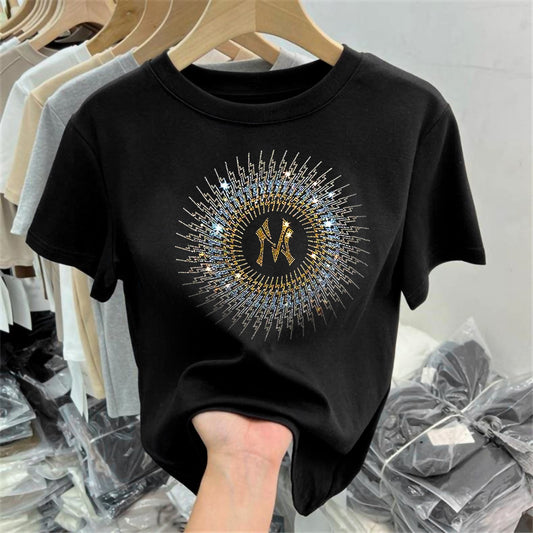 Women Luxury Cotton T-Shirts (NCIRCLE)