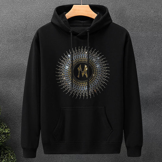 Men's Rhinestone Hoodie (BL-01)