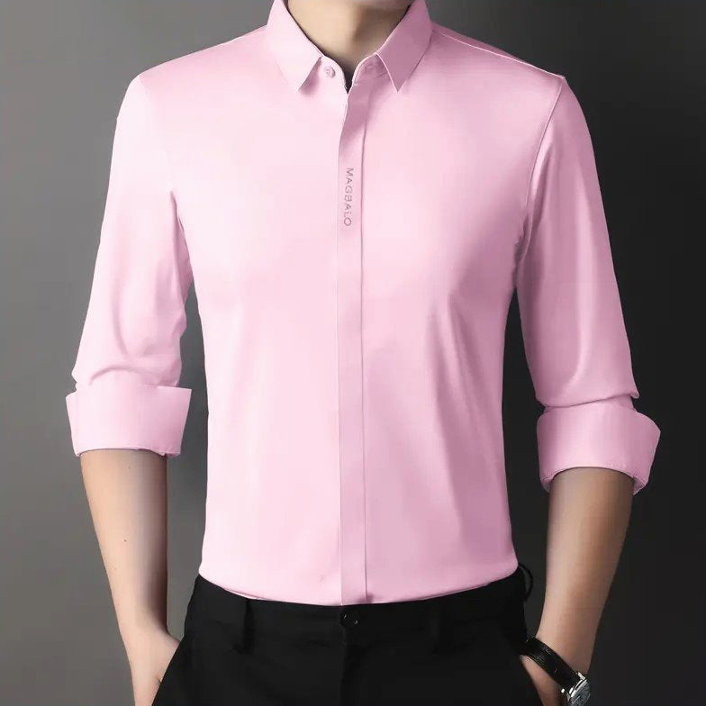 Men's Solid Premium Cotton Shirt