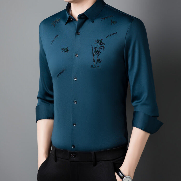 Men's Premium Cotton Velvet Printed Shirts