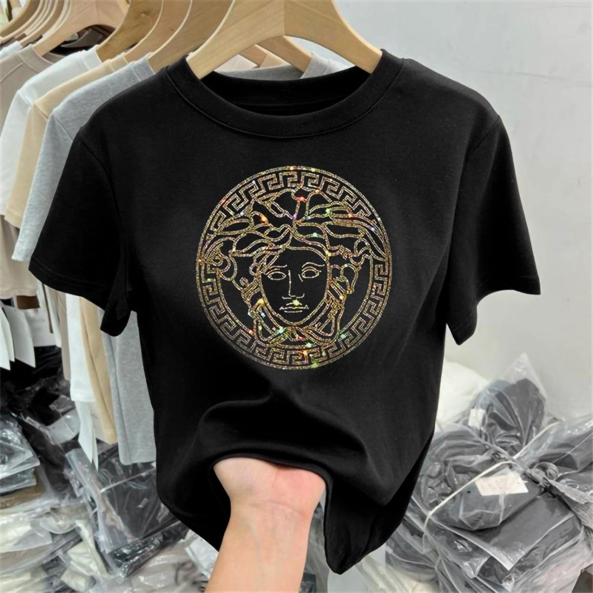 Women Luxury Cotton T-Shirts (QUEEN)