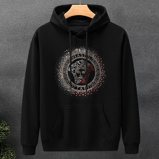 Men's Rhinestone Hoodie (BL-01)