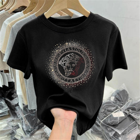 Women Luxury Cotton T-Shirts (RULER)