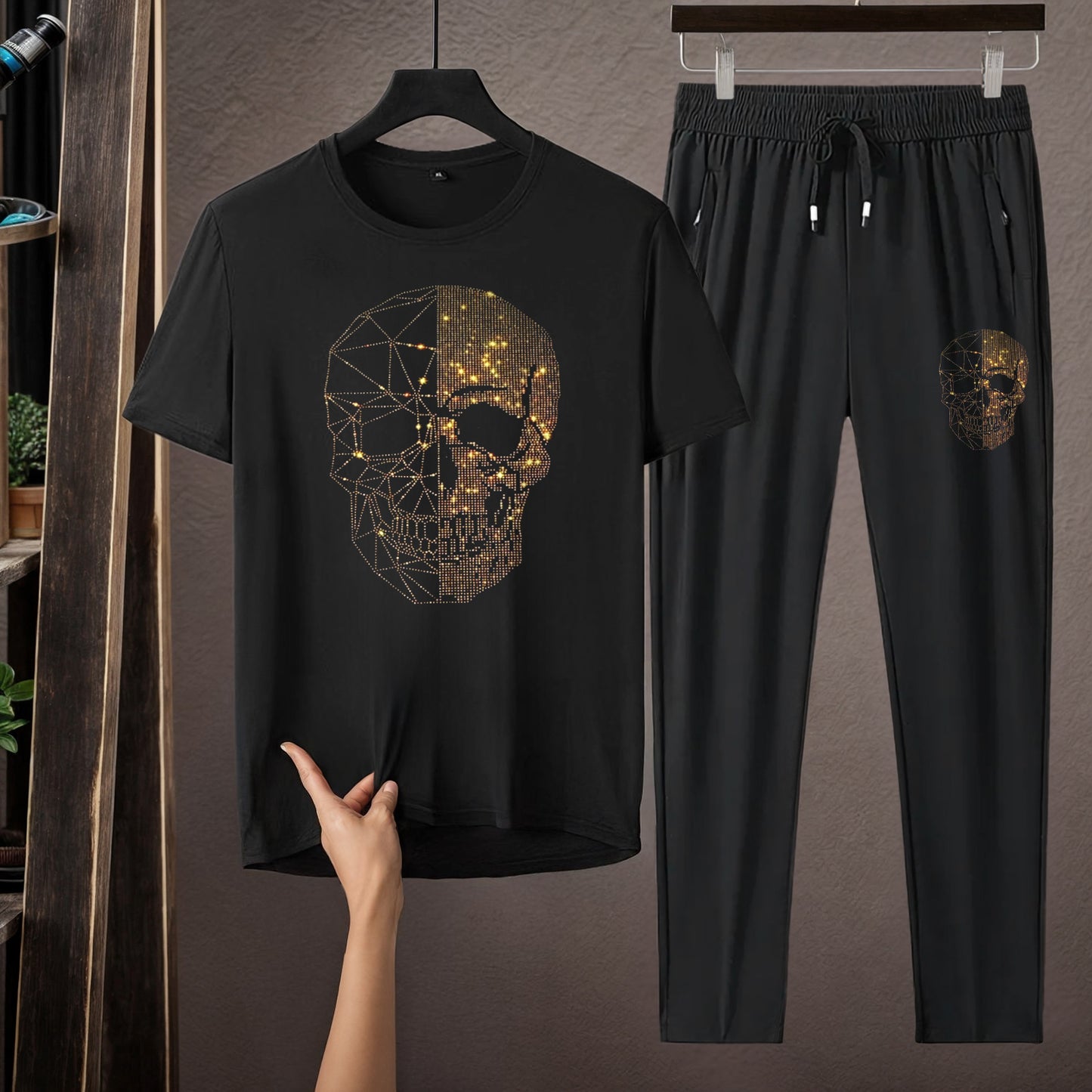 Luxury Men Co-Ord Set (SKULL)