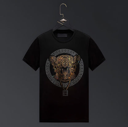 Pack Of 2 Luxury Cotton T-shirts (SKULL+TIGERLOCK)