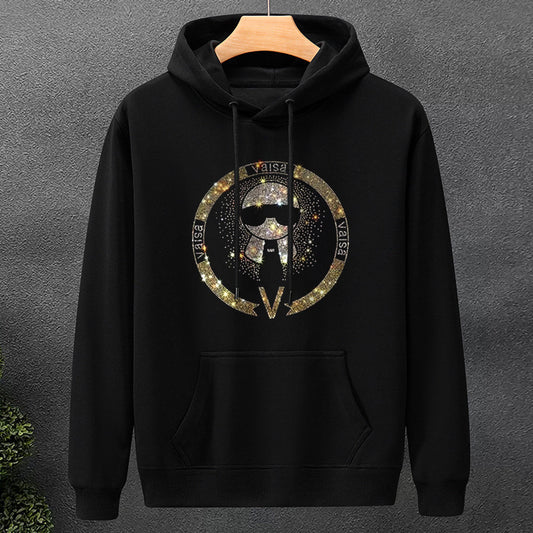 Men's Rhinestone Hoodie (BL-01)