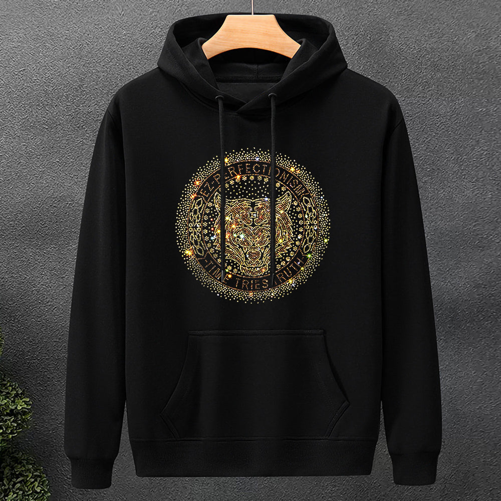 Men's Rhinestone Hoodie (BL-01)