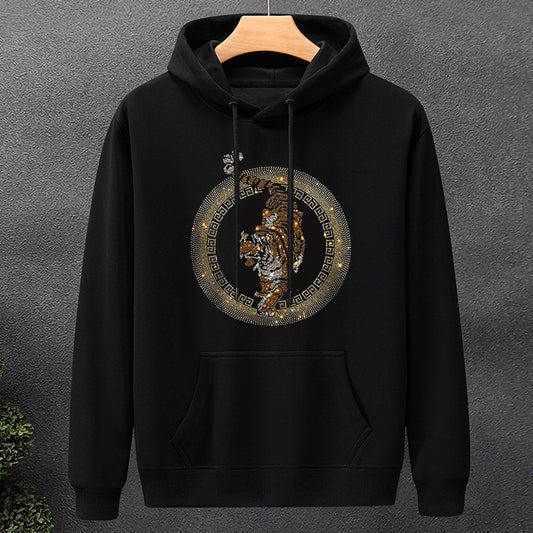 Men's Rhinestone Hoodie (BL-01)