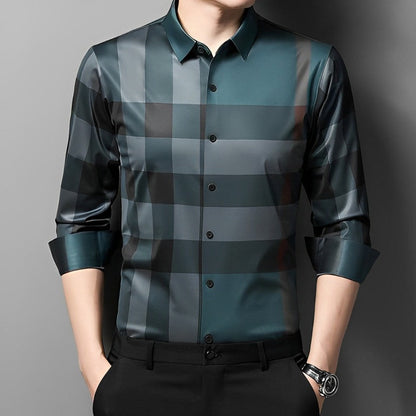 Men's Luxury Cotton Shirt (PEACOCK)