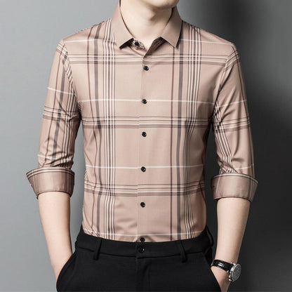 Men's Luxury Cotton Shirt (PEACH-2)