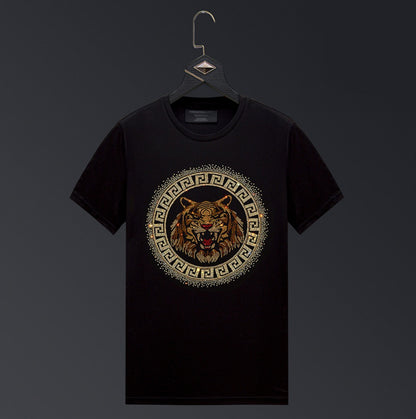 Pack Of 2 Luxury Cotton T-shirts (QUEEN+TIGER 3)