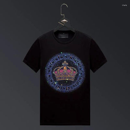 Pack Of 2 Luxury Cotton T-shirts (CROWN+SKULL)