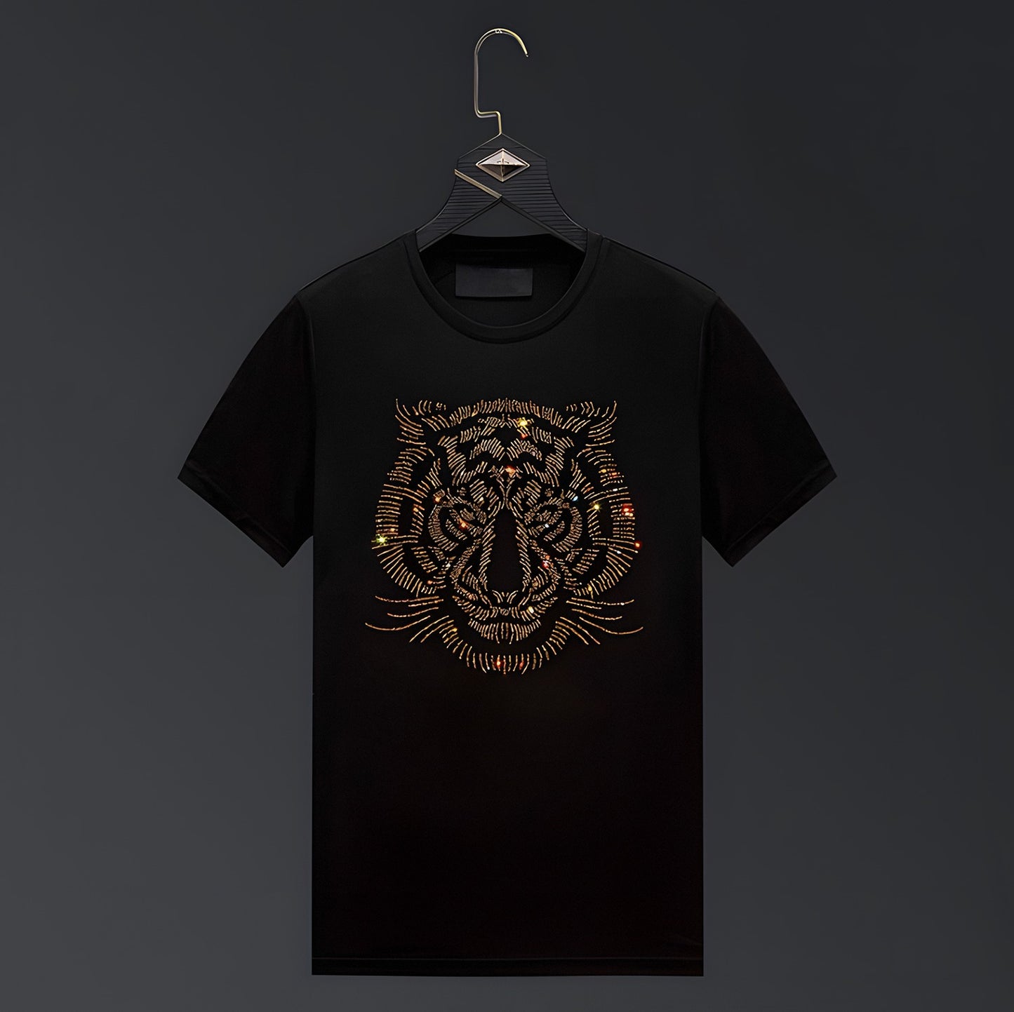 Pack Of 2 Luxury Cotton T-shirts (SKULL+TIGER 1)