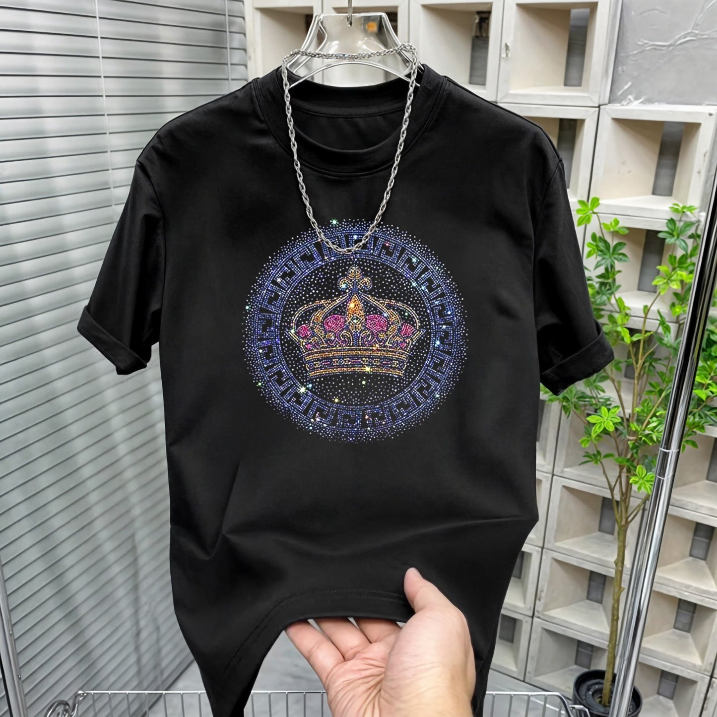 Men's Luxury Cotton T-shirts (CROWN) RH-02