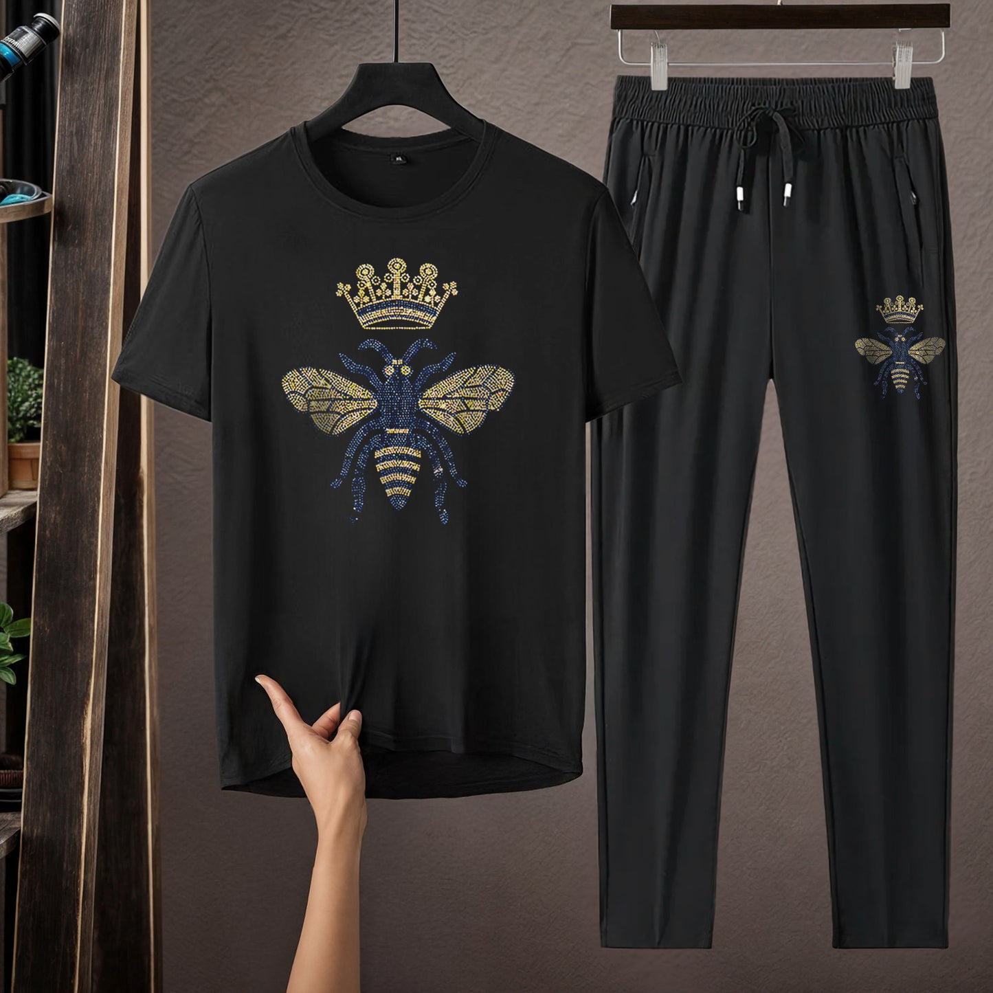 Luxury Men Co-Ord Set (Butterfly)