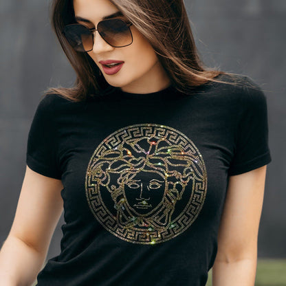 Pack of 2 Women's Luxury Cotton T-Shirts (QUEEN+RULER)