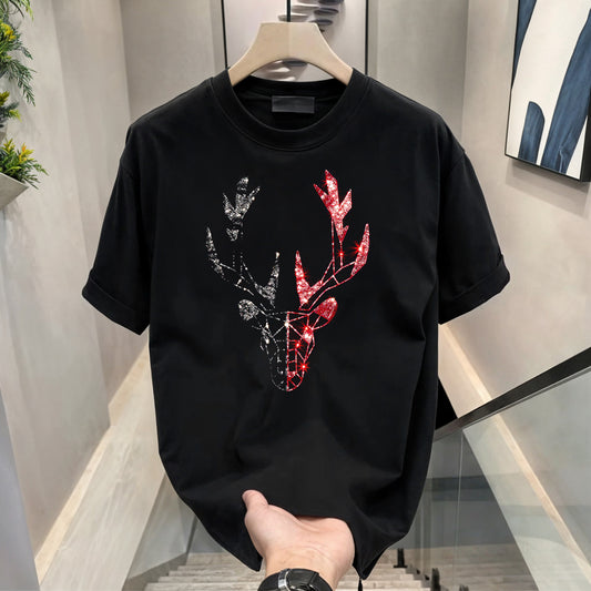 Luxury Cotton T-shirts (LION+DEER)