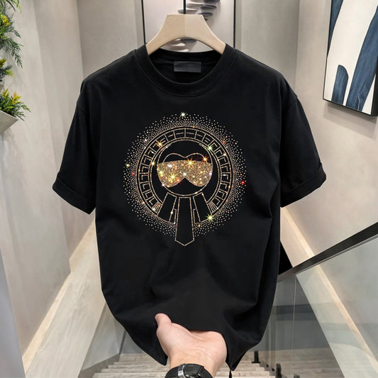 Men's Luxury Cotton T-shirts (GLASSES)